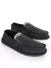 Sanuk Mens Sidewalk Surfers PICK POCKET - Charcoal-3955015