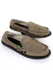Sanuk Women Sidewalk Surfers RASTA GOOD ON YA - Black-3955175