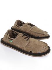 Sanuk Mens Sidewalk Surfers OVERBOARD - Khaki-3956005