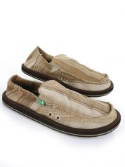 Sanuk Mens Sidewalk Surfers DONNY - Khaki-3956365