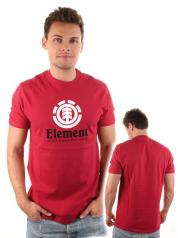 Element Mens T-Shirt VERTICAL - Red-7826025